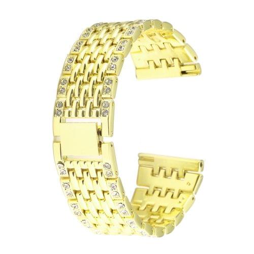 Metal Wrist Strap Watch Band for Samsung Gear S3 (Gold)