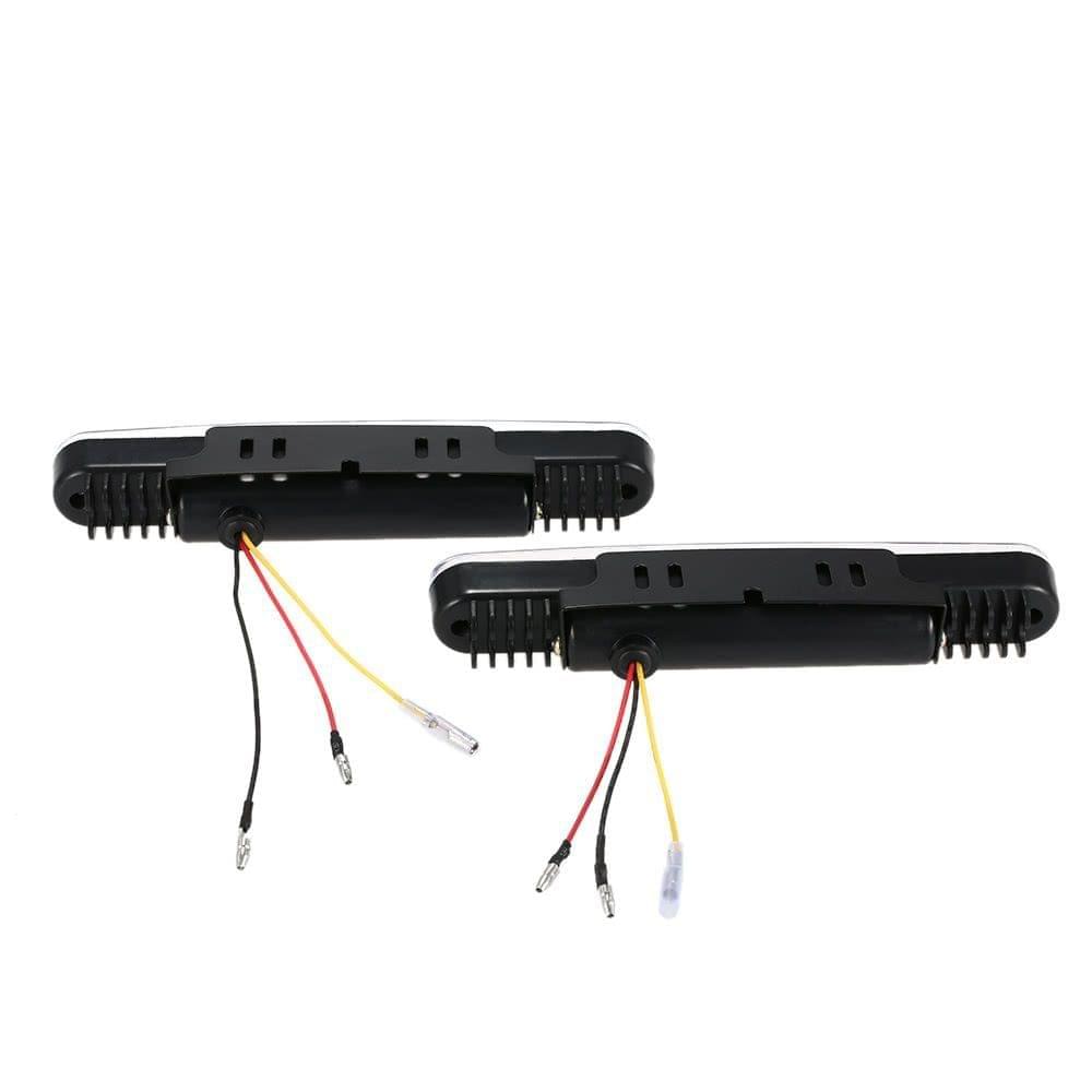 2pcs 30LEDs Car Daytime Running Light DRL Daylight Lamp with Turn Signal Indicators Lights