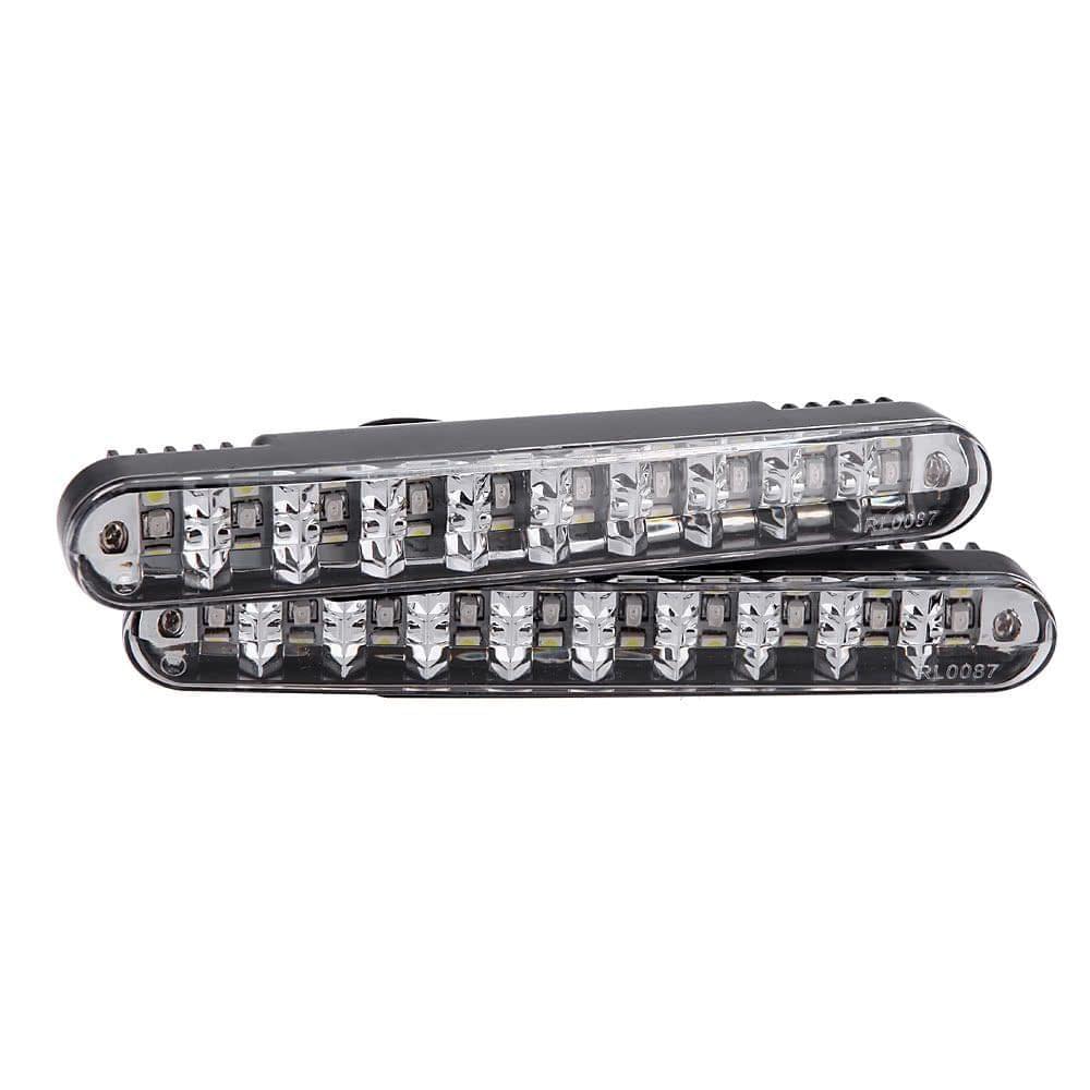 2pcs 30LEDs Car Daytime Running Light DRL Daylight Lamp with Turn Signal Indicators Lights