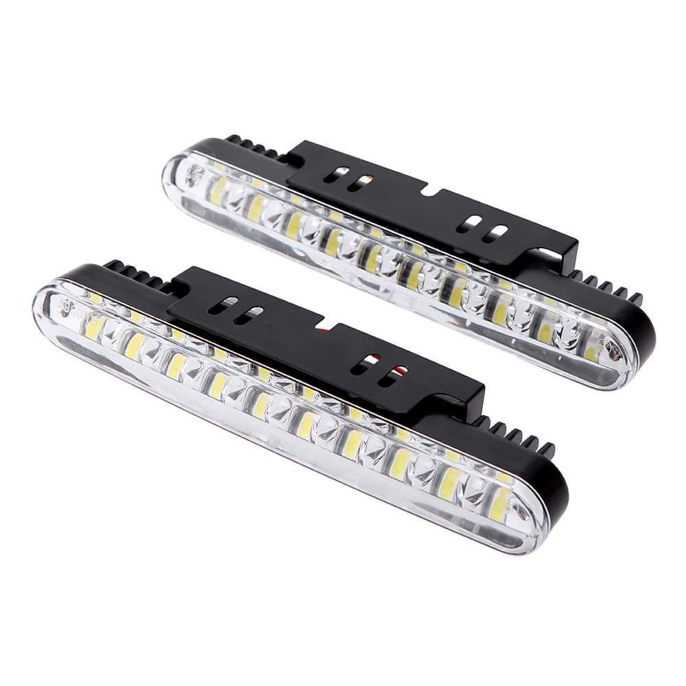 2pcs 30LEDs Car Daytime Running Light DRL Daylight Lamp with Turn Signal Indicators Lights