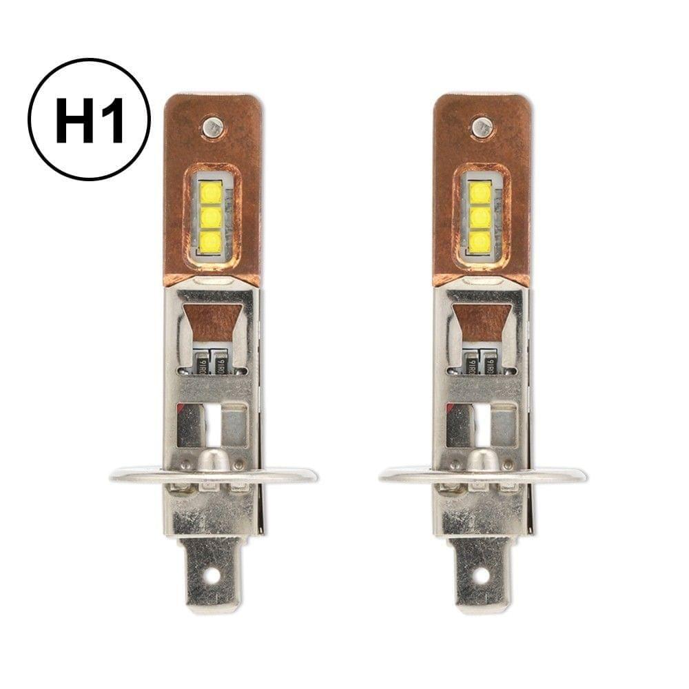 H1 60W 1800lm Car Led Headlights Fog Lights Copper Heat Conduction 6000K White Fog Lamps Bulbs