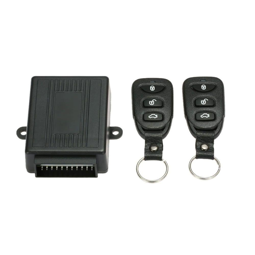 Universal Car Door Lock Keyless Entry System with Trunk Release Button Remote Central Control Box Kit