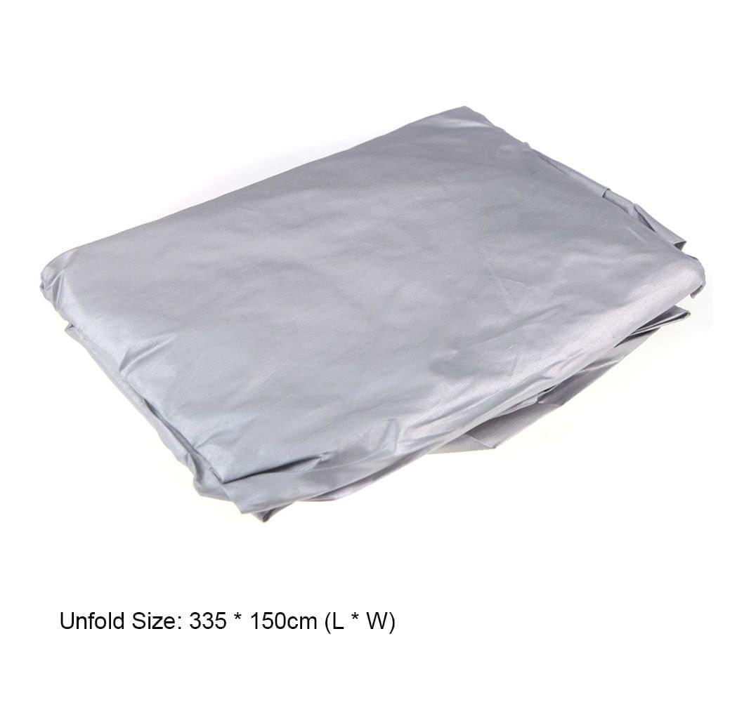 Prevent Heat Cold Sun Rain Snow Car Cover Half PVC Coating Cover Size M  270 * 150cm