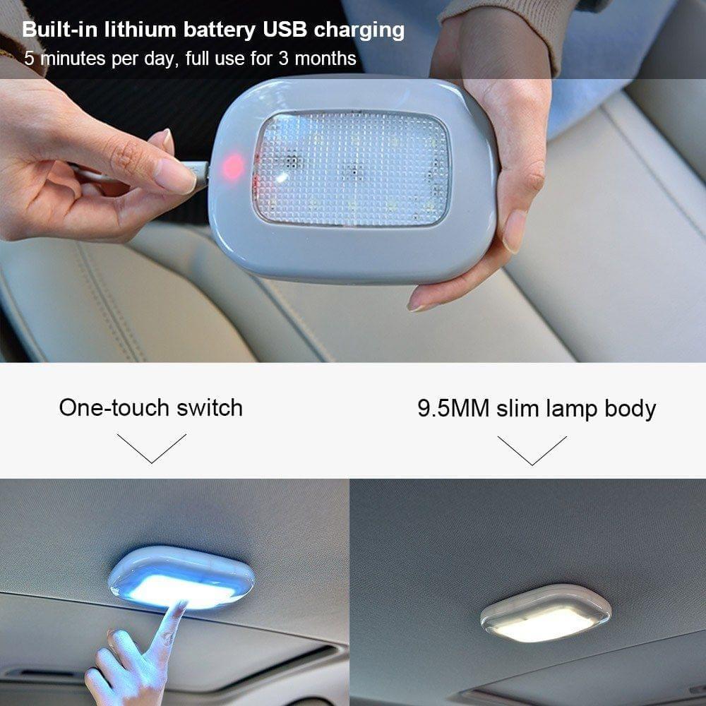 Car Reading Light USB Charging Car Interior Roof Magnet Indoor Ceiling Lamps