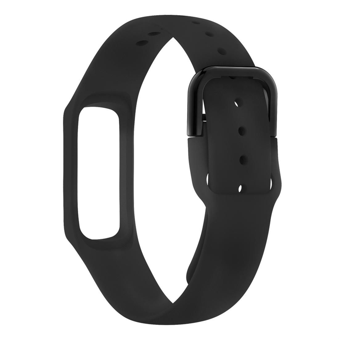 Smart Watch Pure Color Silicone Wrist Strap Watchband for Galaxy Fit-e (Dark Blue)
