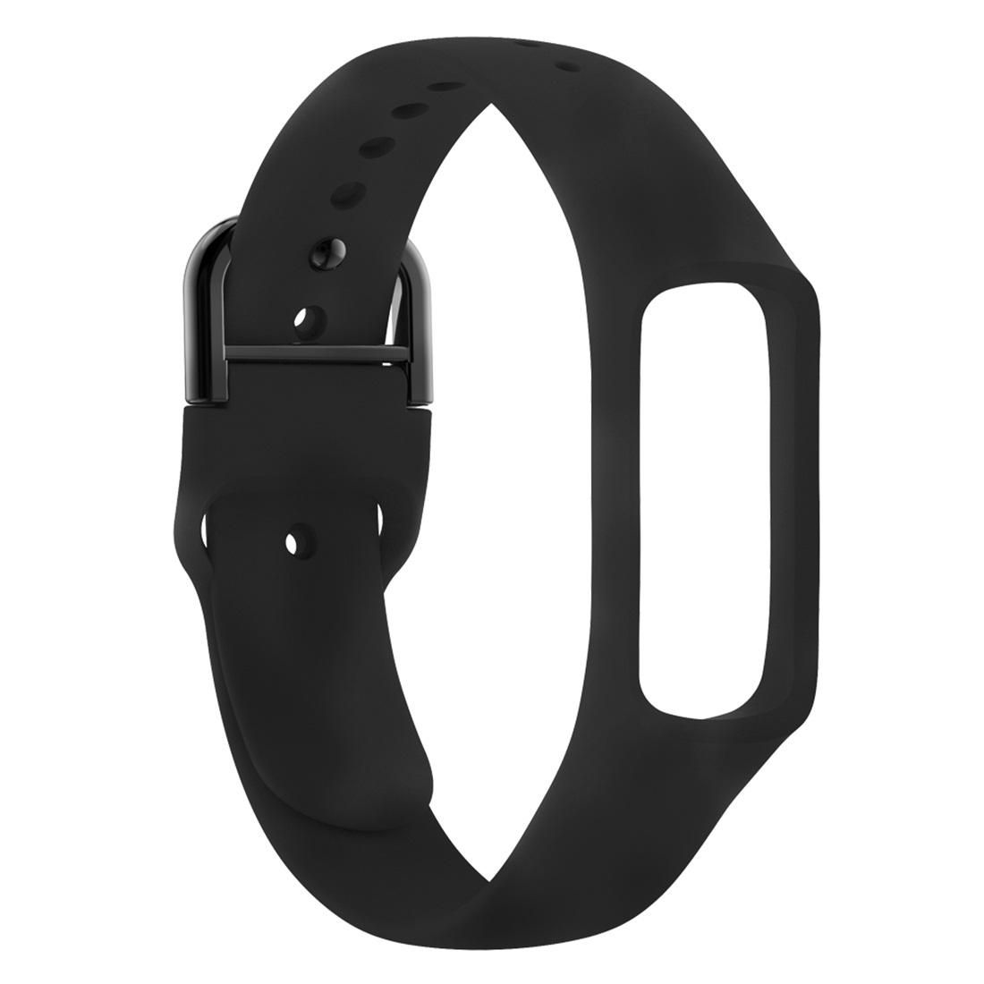 Smart Watch Pure Color Silicone Wrist Strap Watchband for Galaxy Fit-e (Grey)