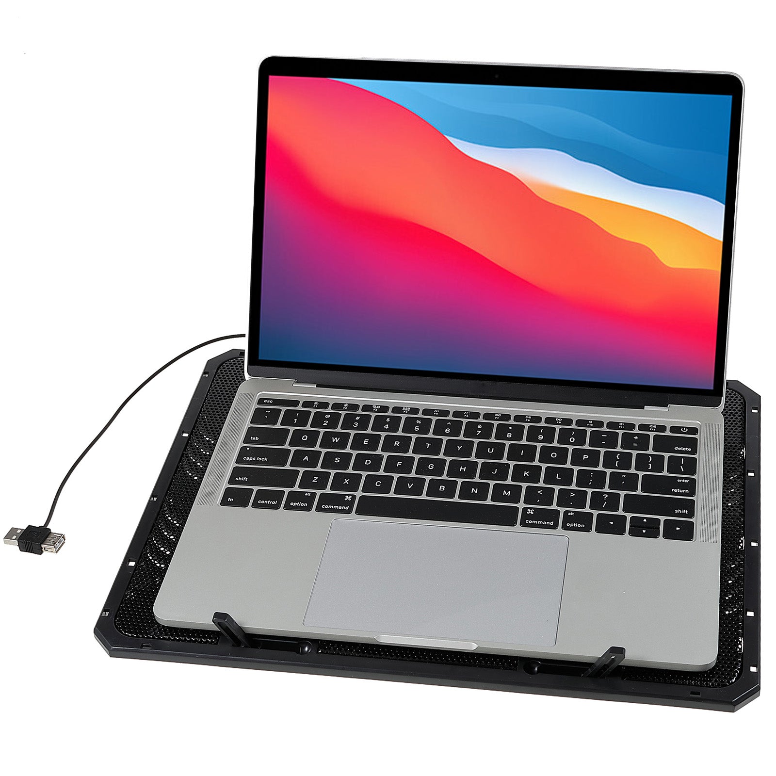 M2 Dual Fan Laptop Cooling Pad Base USB Radiator Notebook Holder Cooler Stand