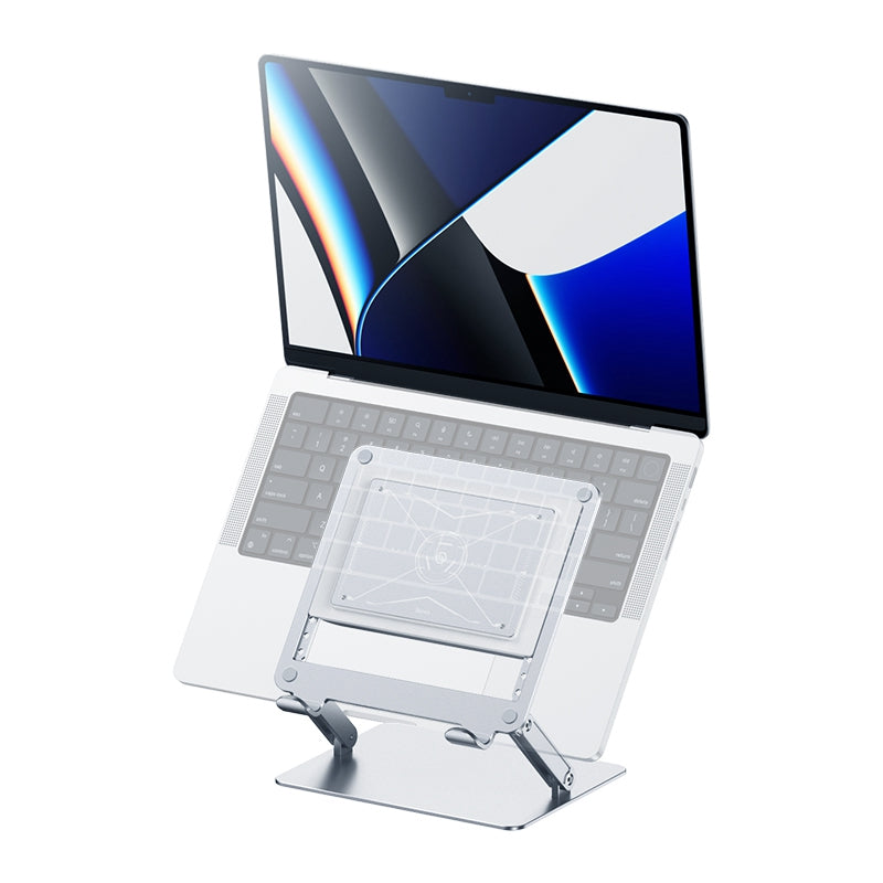 Uniqkart SR06 Gaming Laptop Cooling Pad RGB Light Laptop Cooler Laptop Stand Holder - Style A