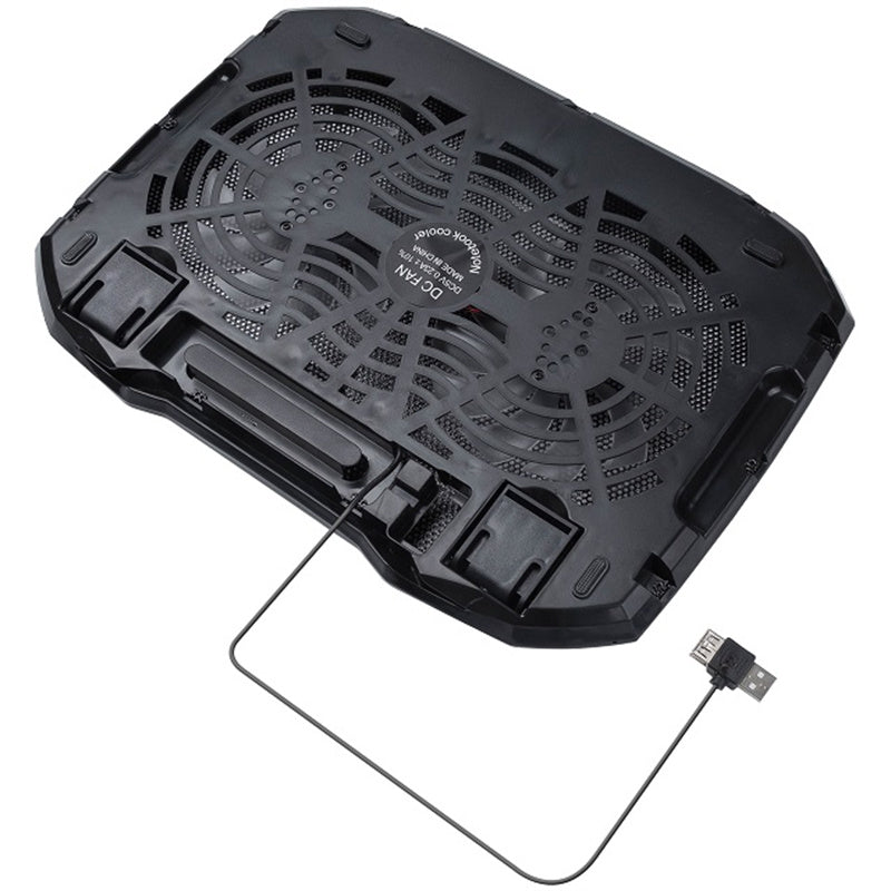 N136 Notebook Router Heat Dissipation Stand Desktop Laptop Cooling Pad Dual Fan Cooler