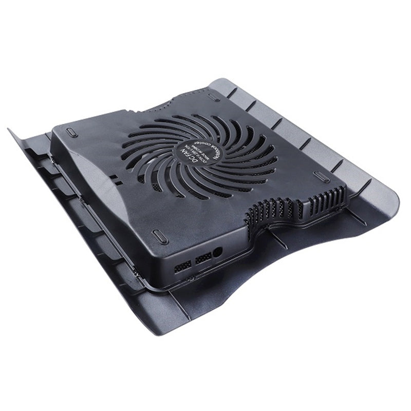 Desktop Notebook Router Heat Dissipation Base LED Light Fan Cooler Stand Laptop Cooling Pad