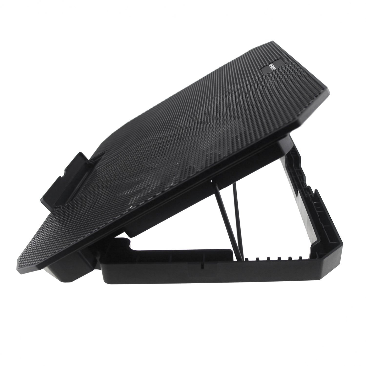 N11 8-Gear Height Adjustable Mute Notebook Dual Fan Cooler Desktop Laptop Cooling Stand - Red Light
