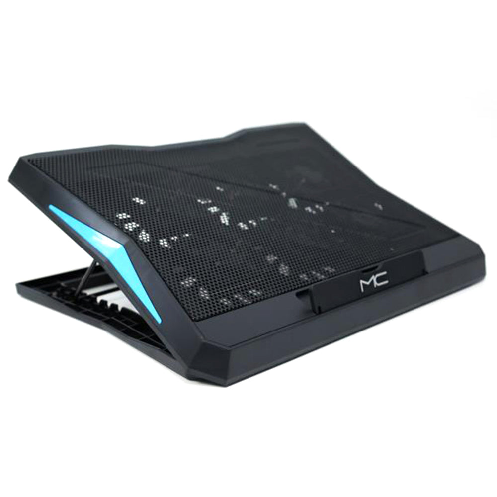 Q3 Laptop Fan Cooling Stand Gaming Cooler with 6 Quiet Cooling Fans Adjustable Notebook Support Holder Riser