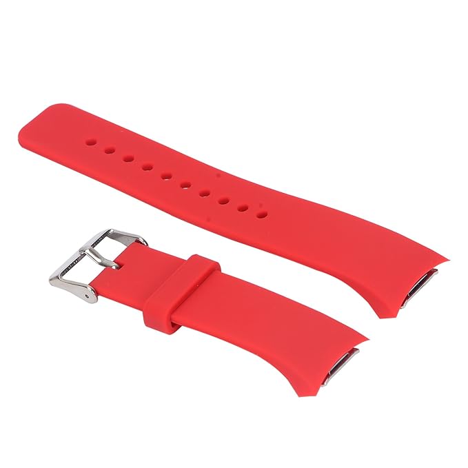 Imported Sport Silicone Armband Wristband Watchband Strap for Samsung Gear S2 Red