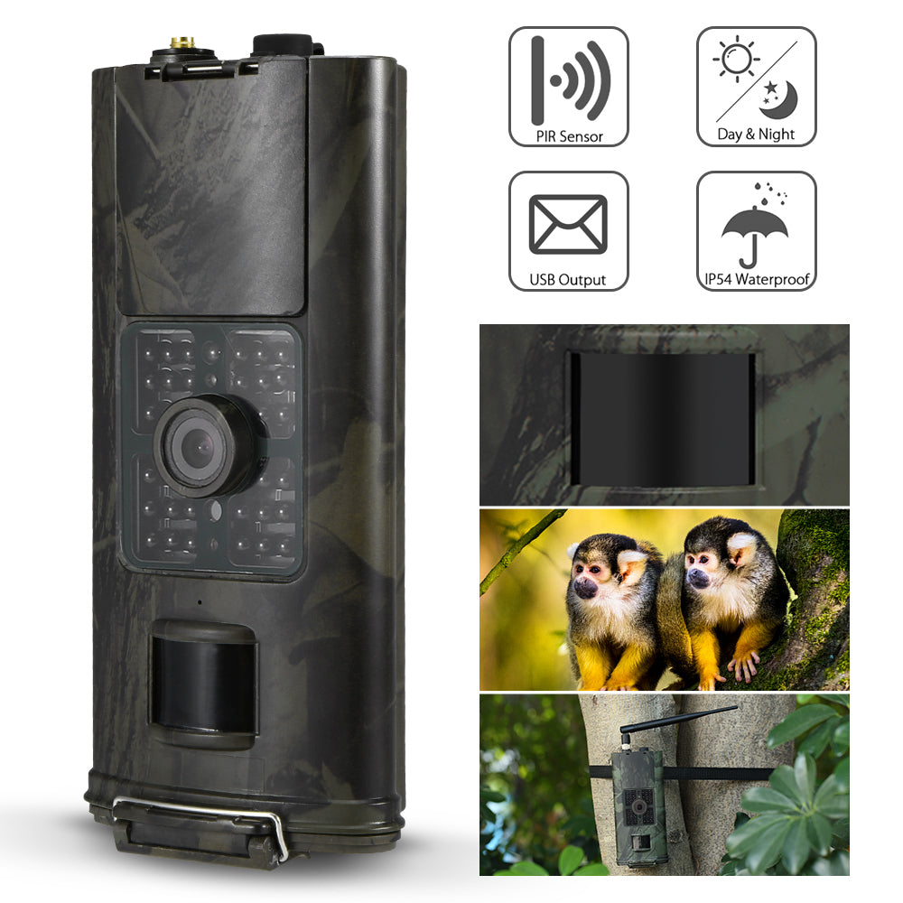 HC700G Hunting Trail Camera 3G SMS GSM 16MP 1080p Infrared Night Vision Wildlife Scouting Camera