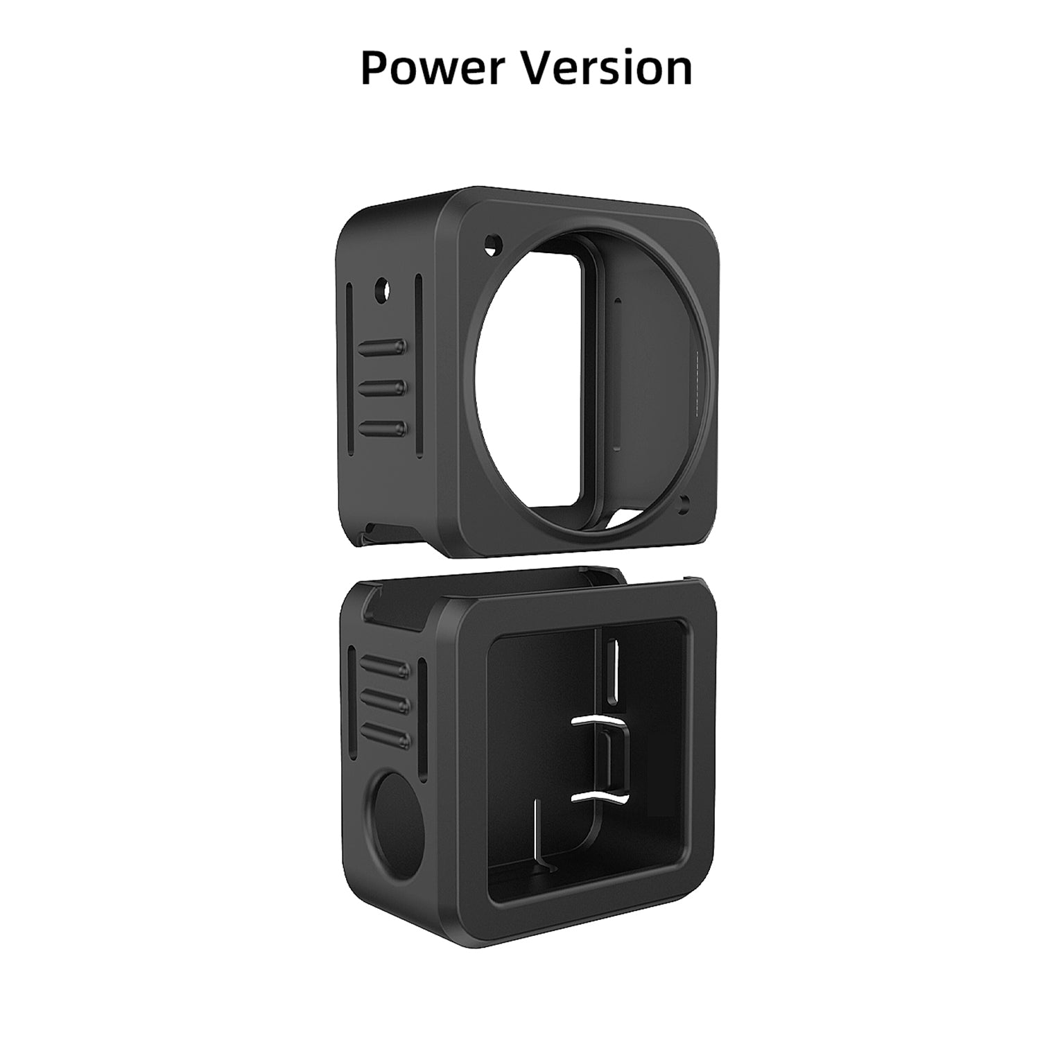 Uniqkart OA2-BHT345 Split-type Sports Camera Silicone Cover Shock-proof Protective Case for DJI Action 2 - Power Version