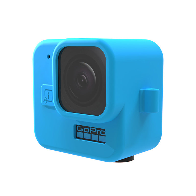 Uniqkart for GoPro Hero 11 Black Mini Camera Dust-proof Silicone Cover Anti-scratch Protective Case - Blue