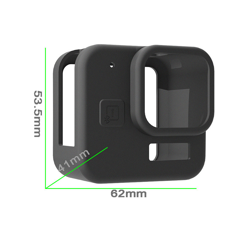 Uniqkart for GoPro Hero 11 Black Mini Camera Dust-proof Silicone Cover Anti-scratch Protective Case - Blue