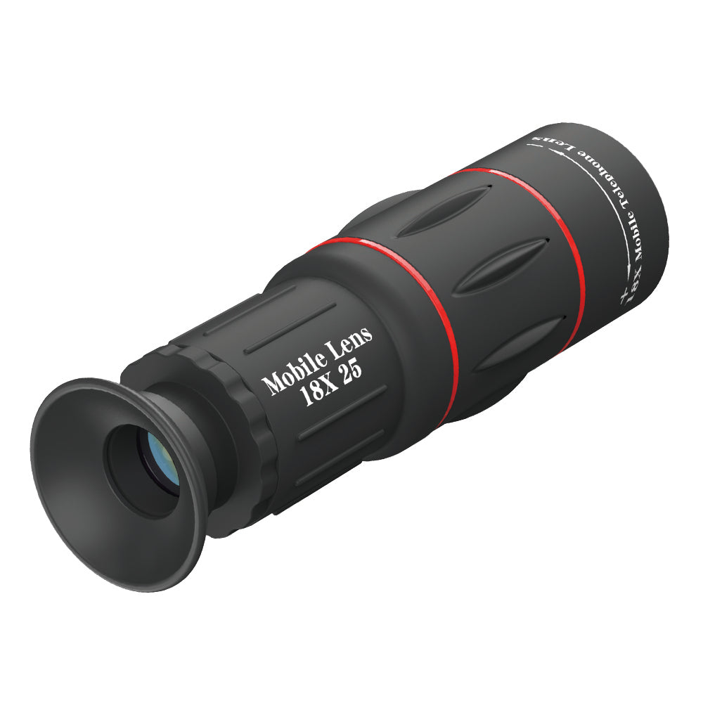 Apexel APL-T18XZJ Universal 18X Telescope Zoom Lens with Mini Desktop Tripod Phone Clip