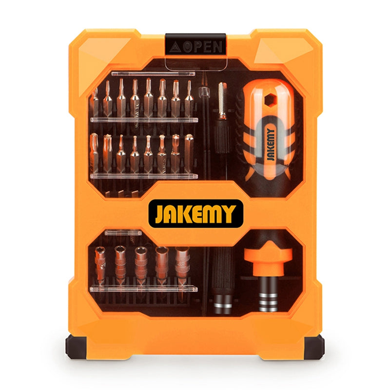 Jakemy JM-8160 33-in-1 Multifunction Precision Screwdriver Socket Set for Watches, Glass, Combo Tool Bits