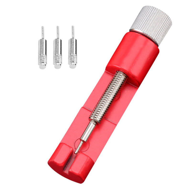 Metal Watch Band Bracelet Link Pin Remover Watch Strap Adjuster Repair Tool - Red