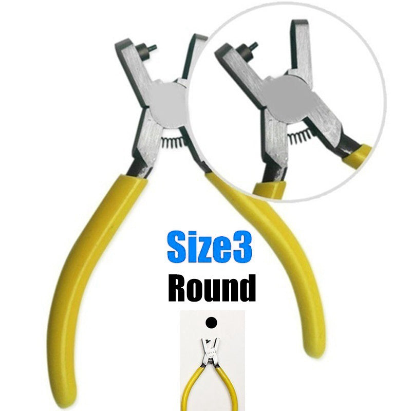 Leather Strap Hole Punch Pliers 2mm Round Hole Leather Waist Belt Watch Band Punching Tool