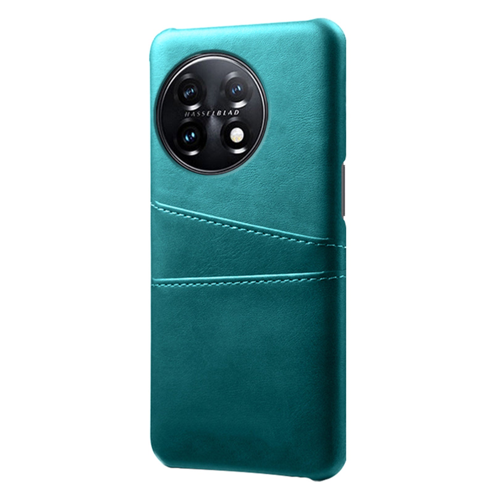 For OnePlus 11 5G Slim Phone Case with Dual Card Slots Shockproof Non-slip Cell Phone Cover - Green