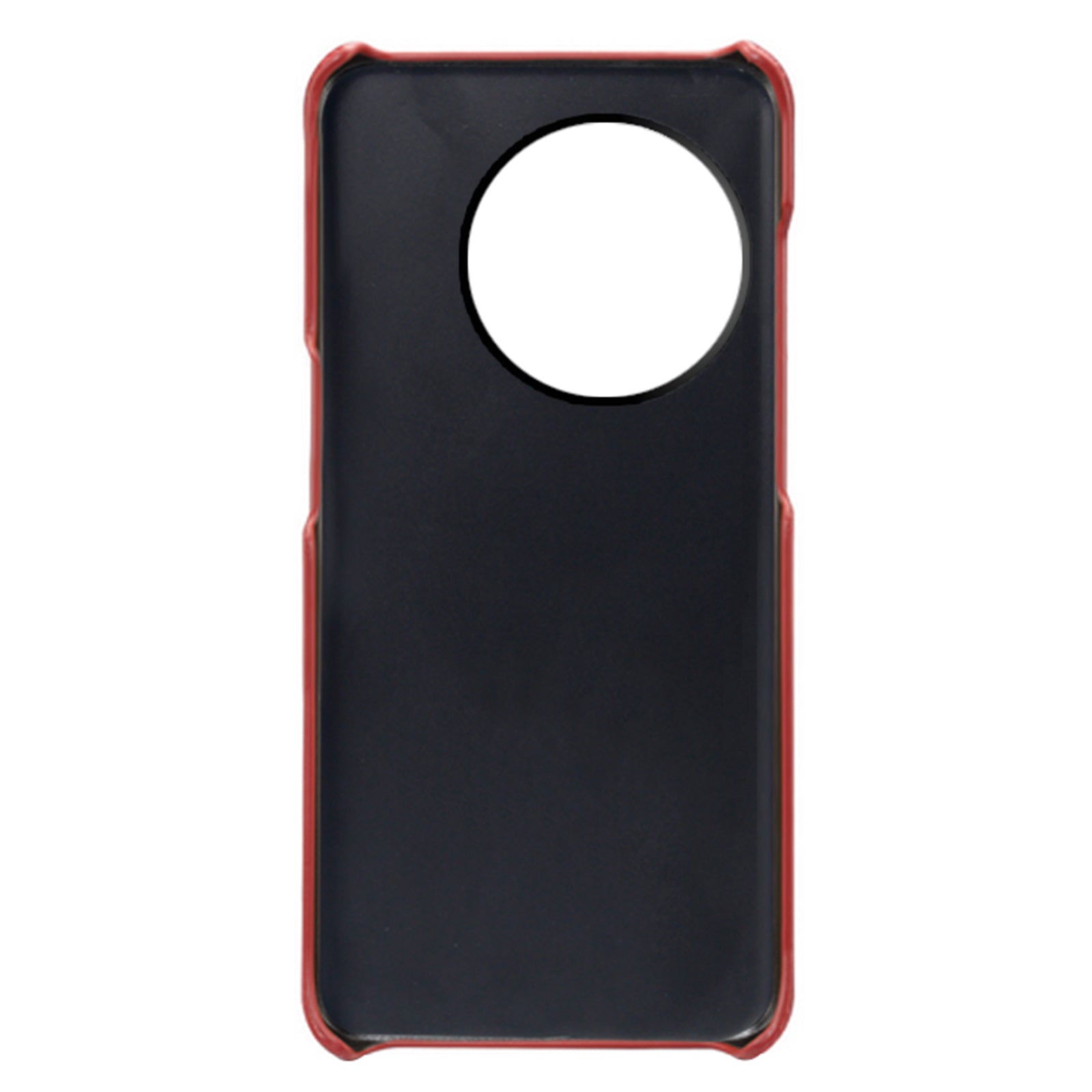 Phone Case for OnePlus Ace 2 5G / 11R 5G , PC+PU Leather Phone Cover Shell with 2 Card Slots - Red