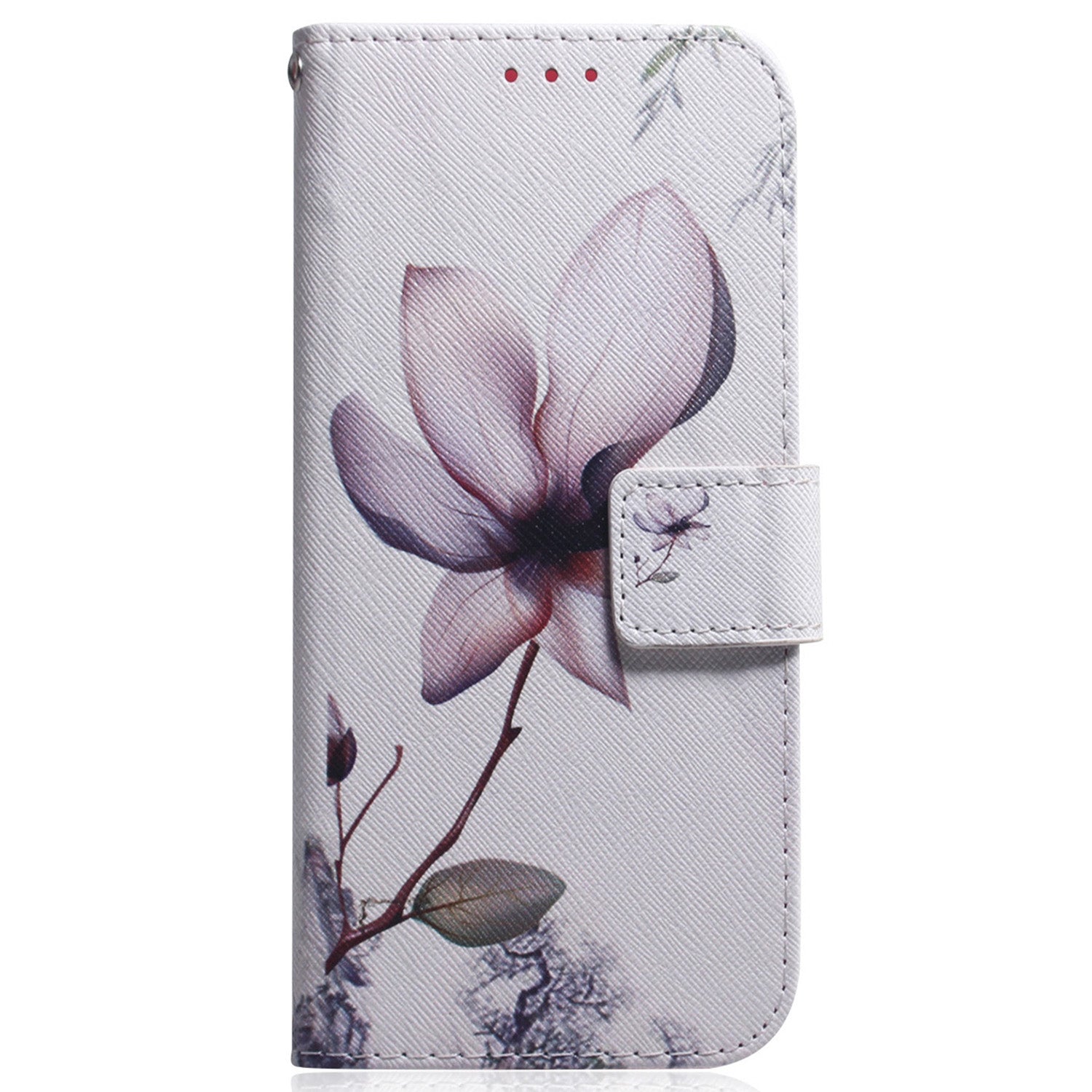 For OnePlus 11 5G Anti-fall PU Leather Phone Case Pattern Printing Stand Flip Wallet Cover with Strap - Pink Flower