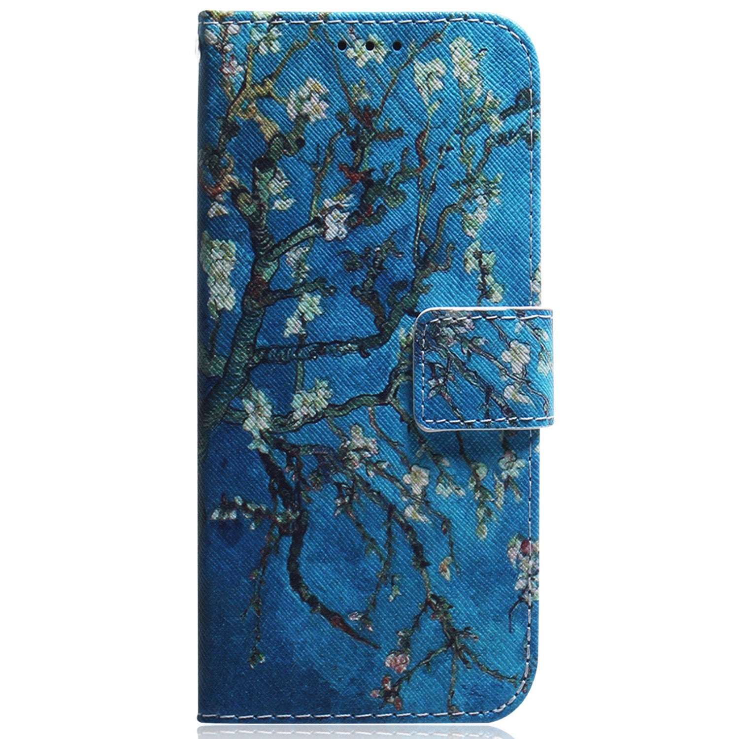 For OnePlus 11 5G Anti-fall PU Leather Phone Case Pattern Printing Stand Flip Wallet Cover with Strap - Apricot Flowers