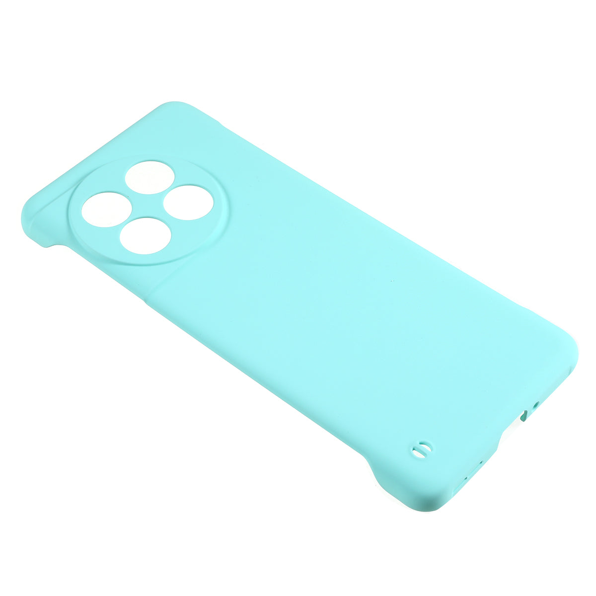 For OnePlus 11 5G Frameless Phone Case Hard PC Skin-touch  Shock Absorbent Slim Cover - Light Cyan