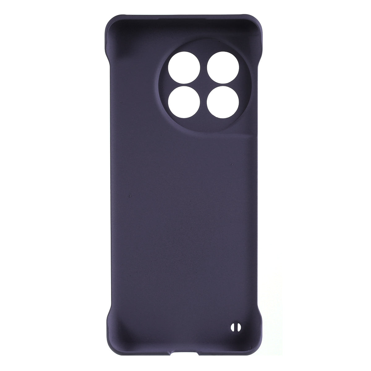 For OnePlus 11 5G Frameless Phone Case Hard PC Skin-touch  Shock Absorbent Slim Cover - Dark Purple