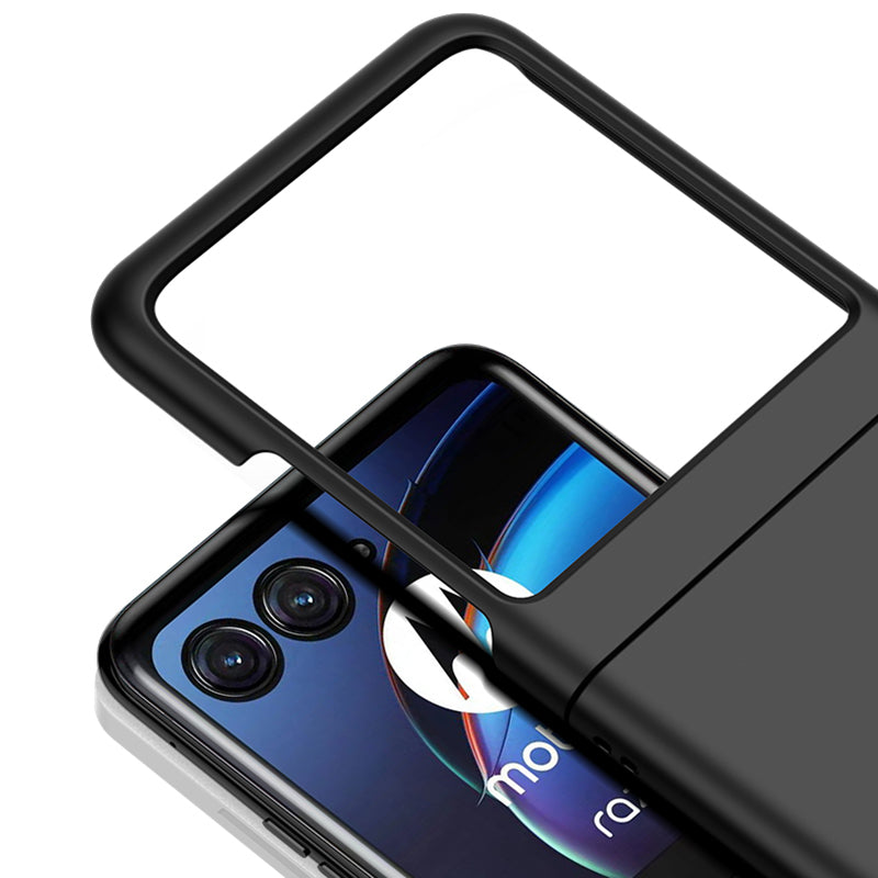 Uniqkart for Motorola Razr 40 Ultra 5G Hard PC Phone Case Ultra-thin Skin-touch Back Cover - White