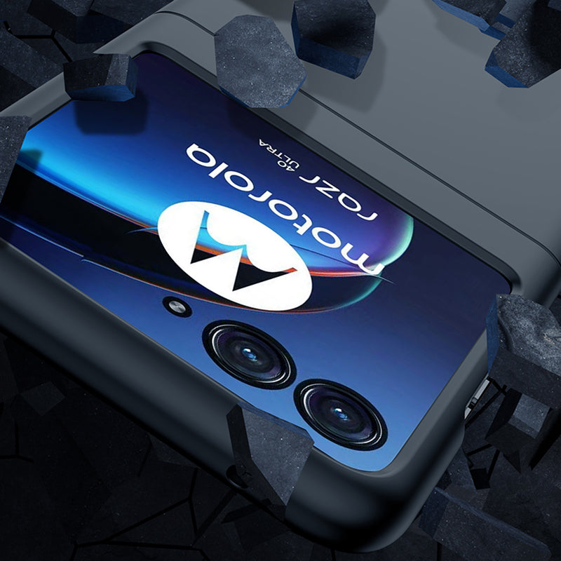Uniqkart for Motorola Razr 40 Ultra 5G Hard PC Phone Case Ultra-thin Skin-touch Back Cover - White