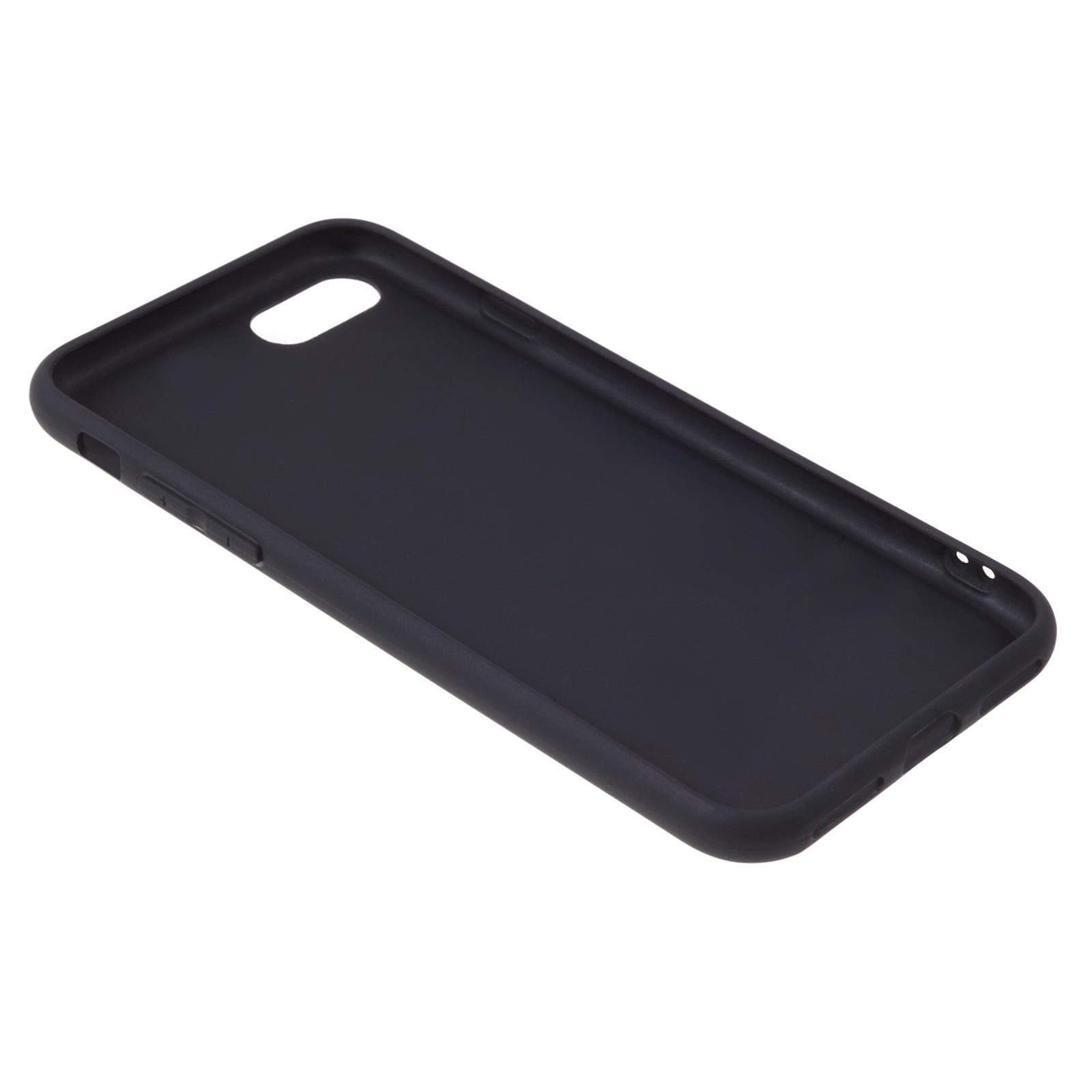 Uniqkart for iPhone 7 / 8 / SE (2020) / SE (2022) Candy Color Matte Phone Case Anti-scratch TPU Cover - Black