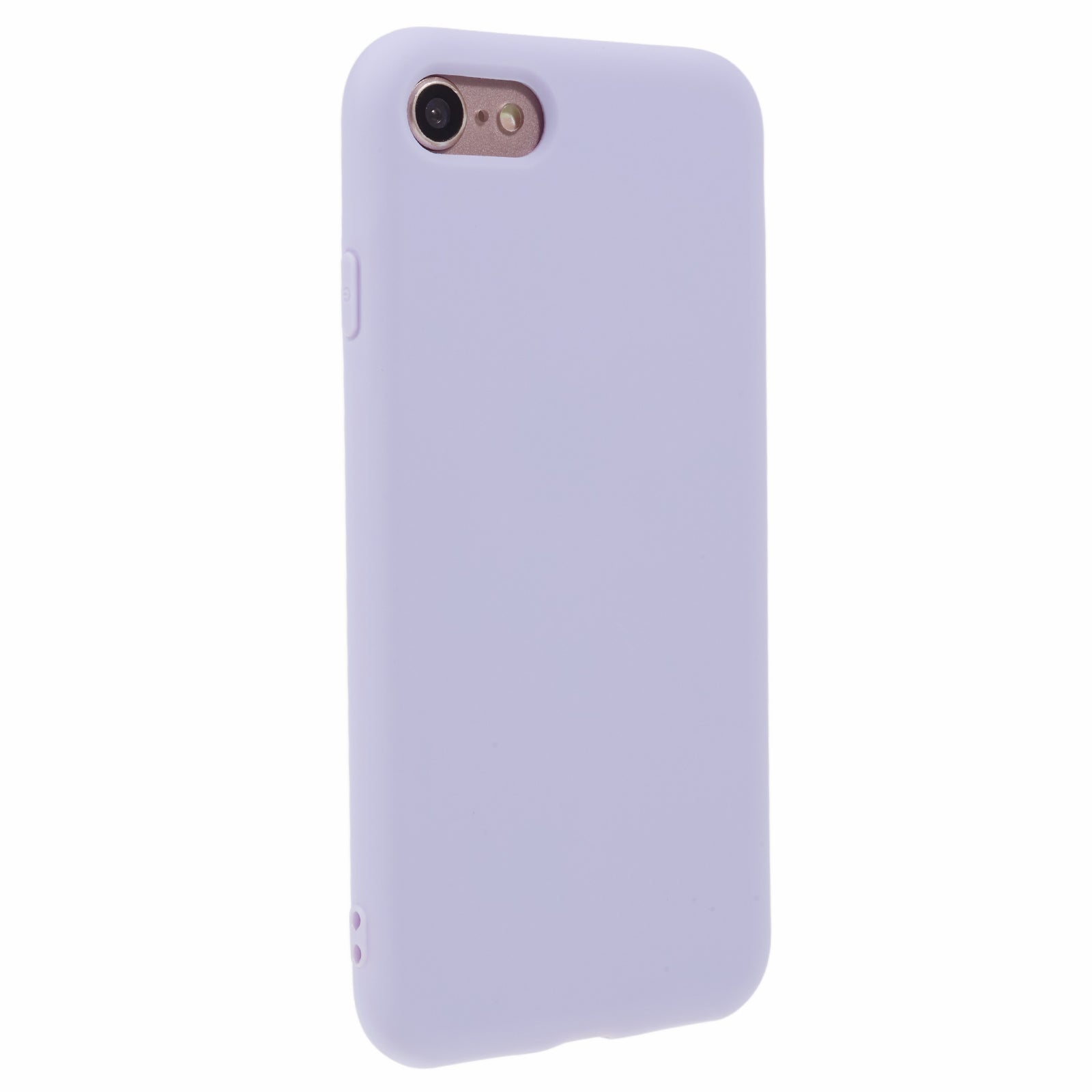 Uniqkart for iPhone 7 / 8 / SE (2020) / SE (2022) Candy Color Matte Phone Case Anti-scratch TPU Cover - Light Purple