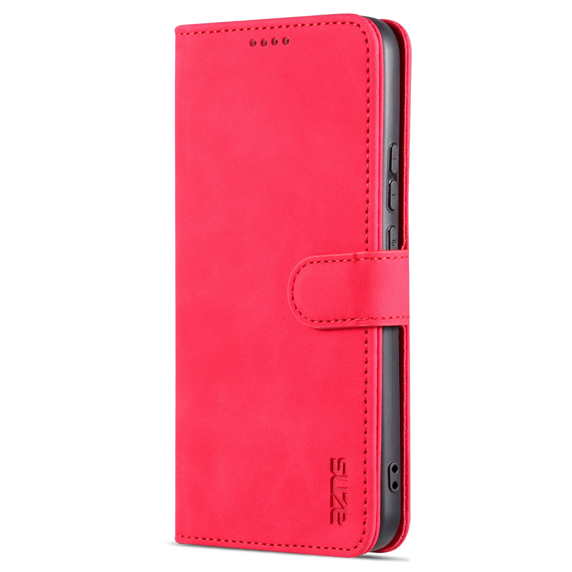 Uniqkart For Huawei nova 11 Cell Phone Cover Stand Wallet PU Leather Phone Case - Red