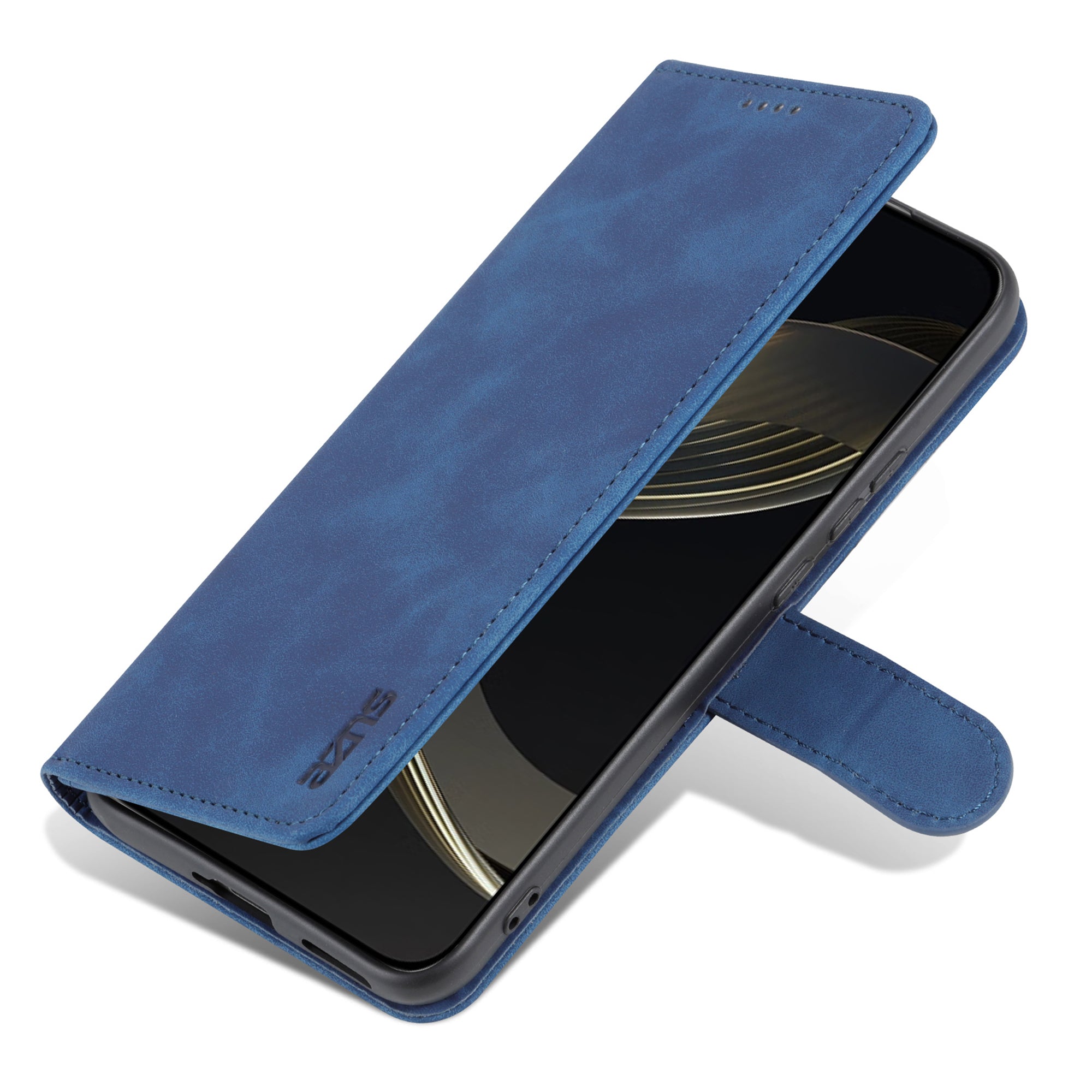 Uniqkart For Huawei nova 11 Cell Phone Cover Stand Wallet PU Leather Phone Case - Blue