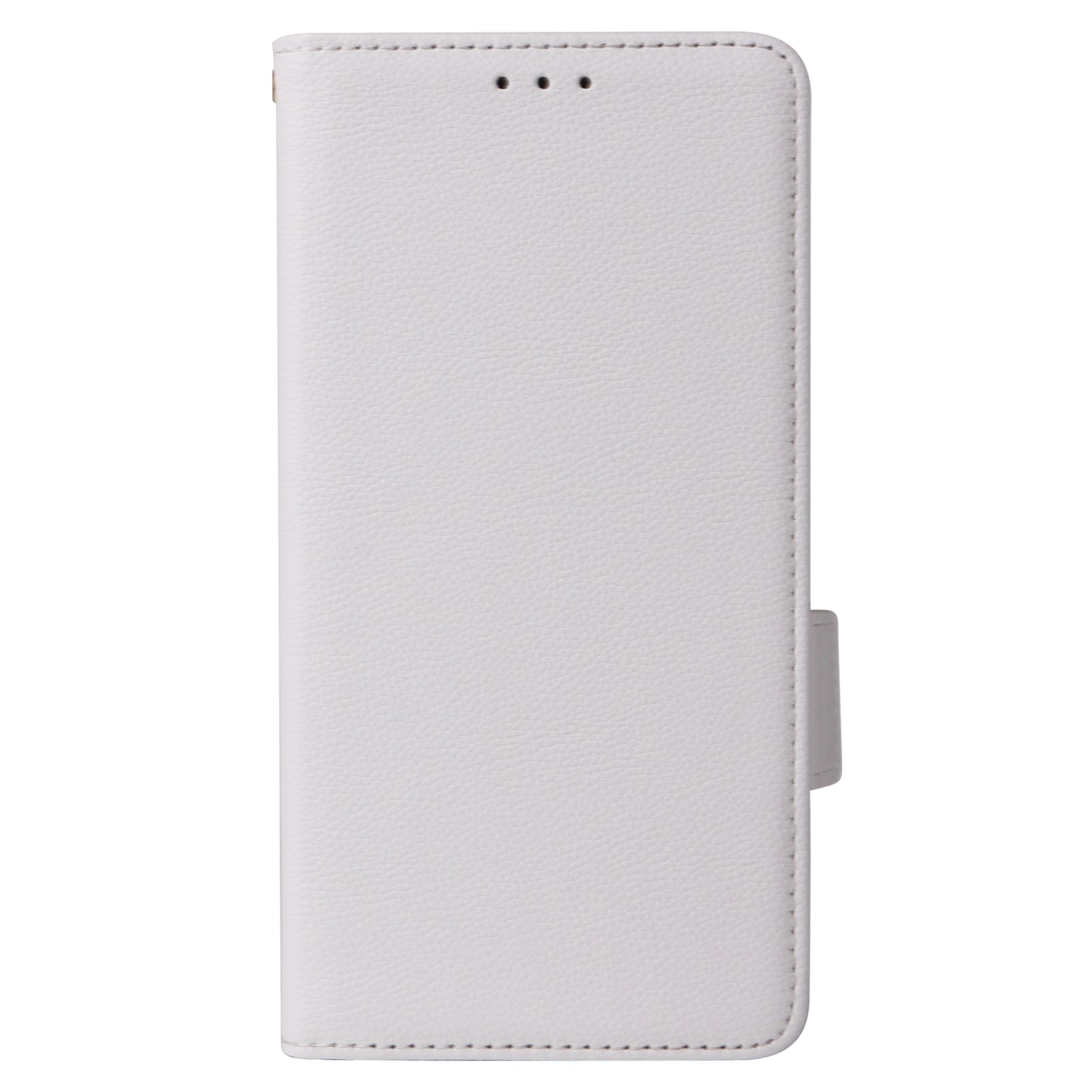Wallet Stand Phone Case for Nokia XR21 Litchi Texture PU Leather Shockproof Cover - White