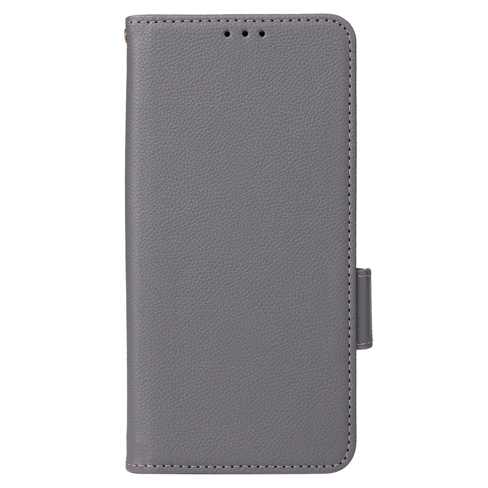 Wallet Stand Phone Case for Nokia XR21 Litchi Texture PU Leather Shockproof Cover - Grey