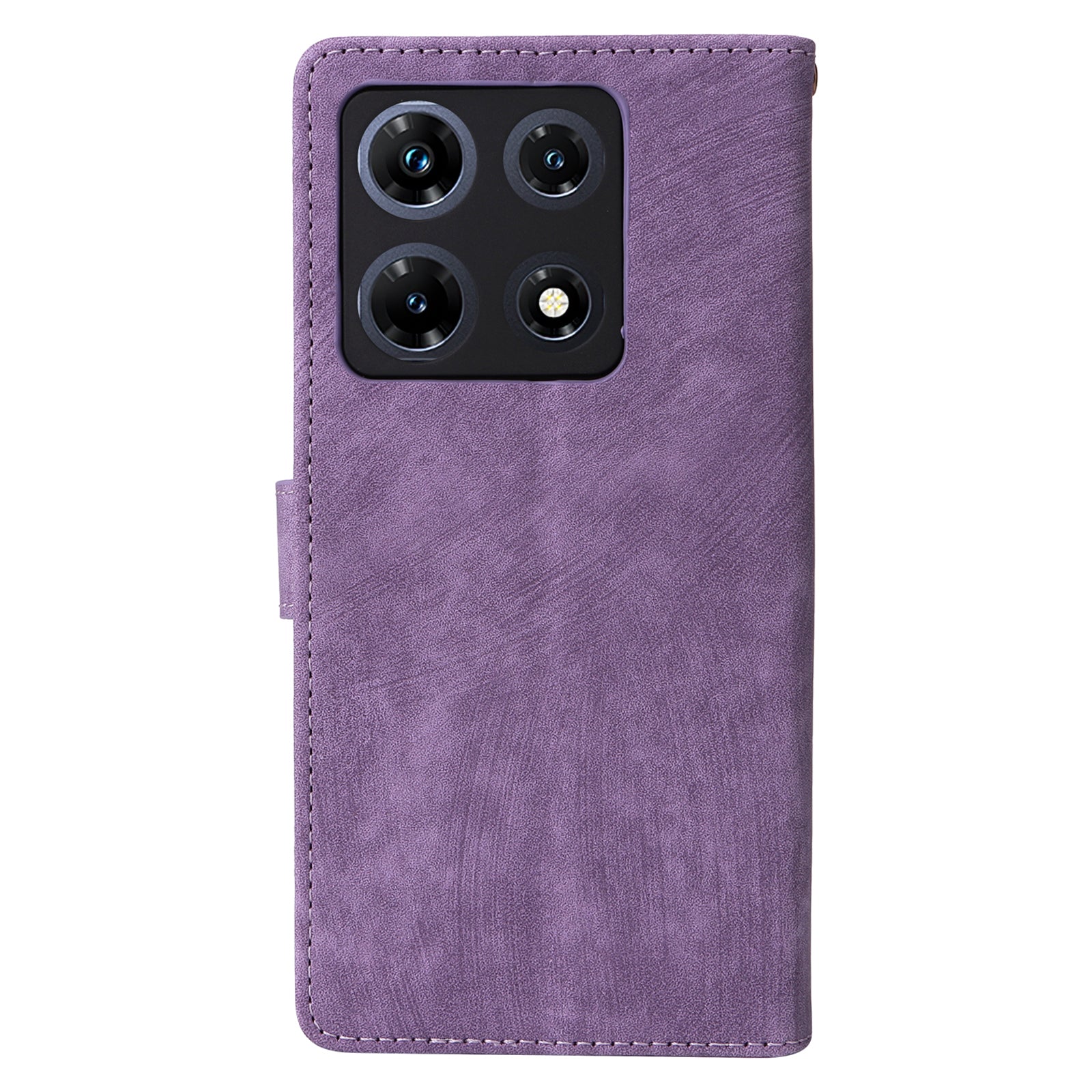 RFID Blocking Phone Cover for Infinix Note 30 Pro 4G X678B Wallet Stand Shell Leather Case - Purple