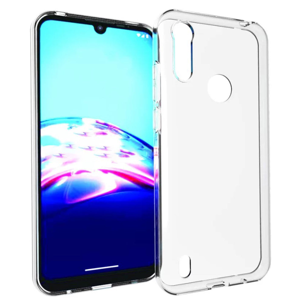 Uniqkart for Motorola Moto E6s (2020) / Moto E6i Ultra-Thin Transparent Phone Case Precise Cutouts TPU Back Cover