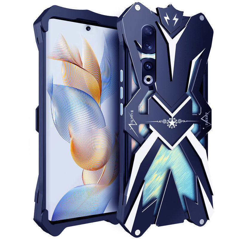 Uniqkart for Honor 90 Metal Case Aluminum Alloy Shockproof Hard Defender Phone Cover