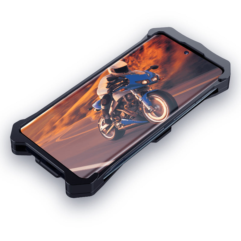 Uniqkart for vivo iQOO Neo8 5G Defender Metal Phone Case Aluminum Alloy Rugged Shockproof Cover