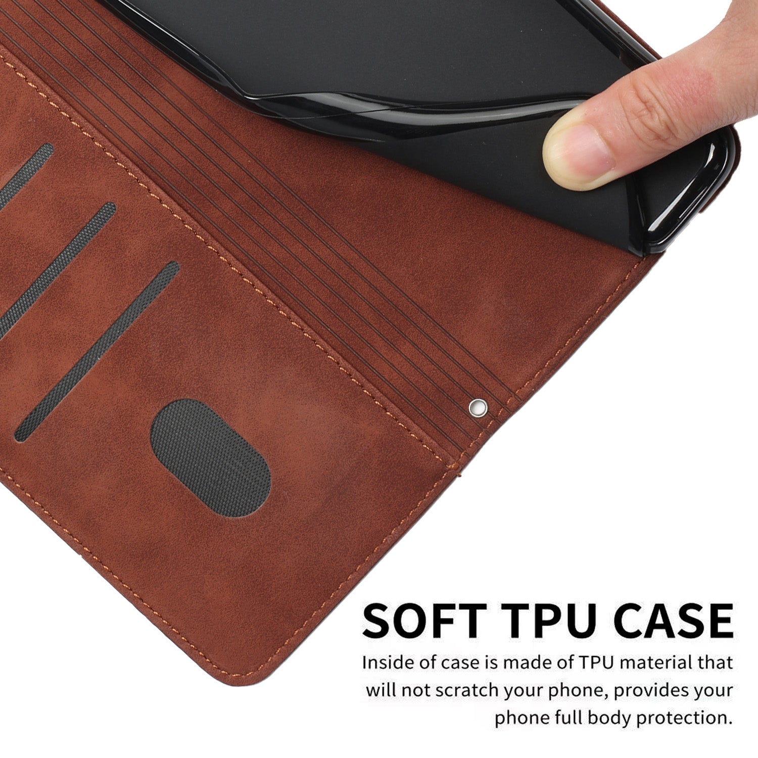 Wallet Case for Xiaomi Redmi Note 12 Turbo / Poco F5 5G , PU Leather Heart Shape Stand Phone Cover with Shoulder Strap - Brown