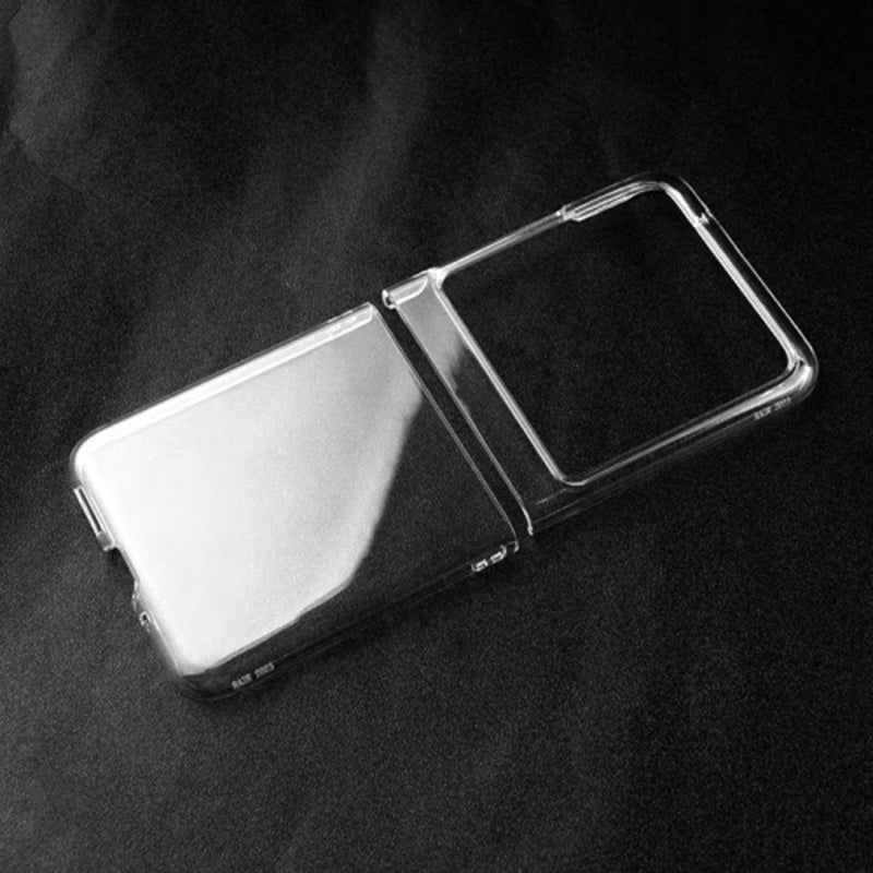 Uniqkart for Motorola Razr 40 5G Hard PC Phone Cover Anti-scratch Transparent Phone Back Case