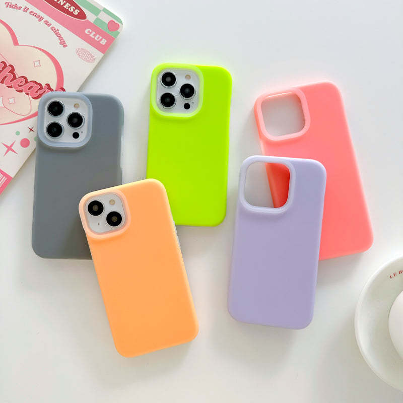 Uniqkart for iPhone 15 Pro Jelly Liquid Silicone+PC Phone Case Shockproof Protective Back Cover - Grey