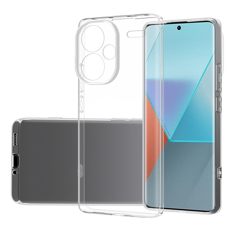For Xiaomi Redmi Note 13 Pro+ 5G Precise Cutouts Ultra-Thin TPU Clear Phone Case Cell Phone Cover