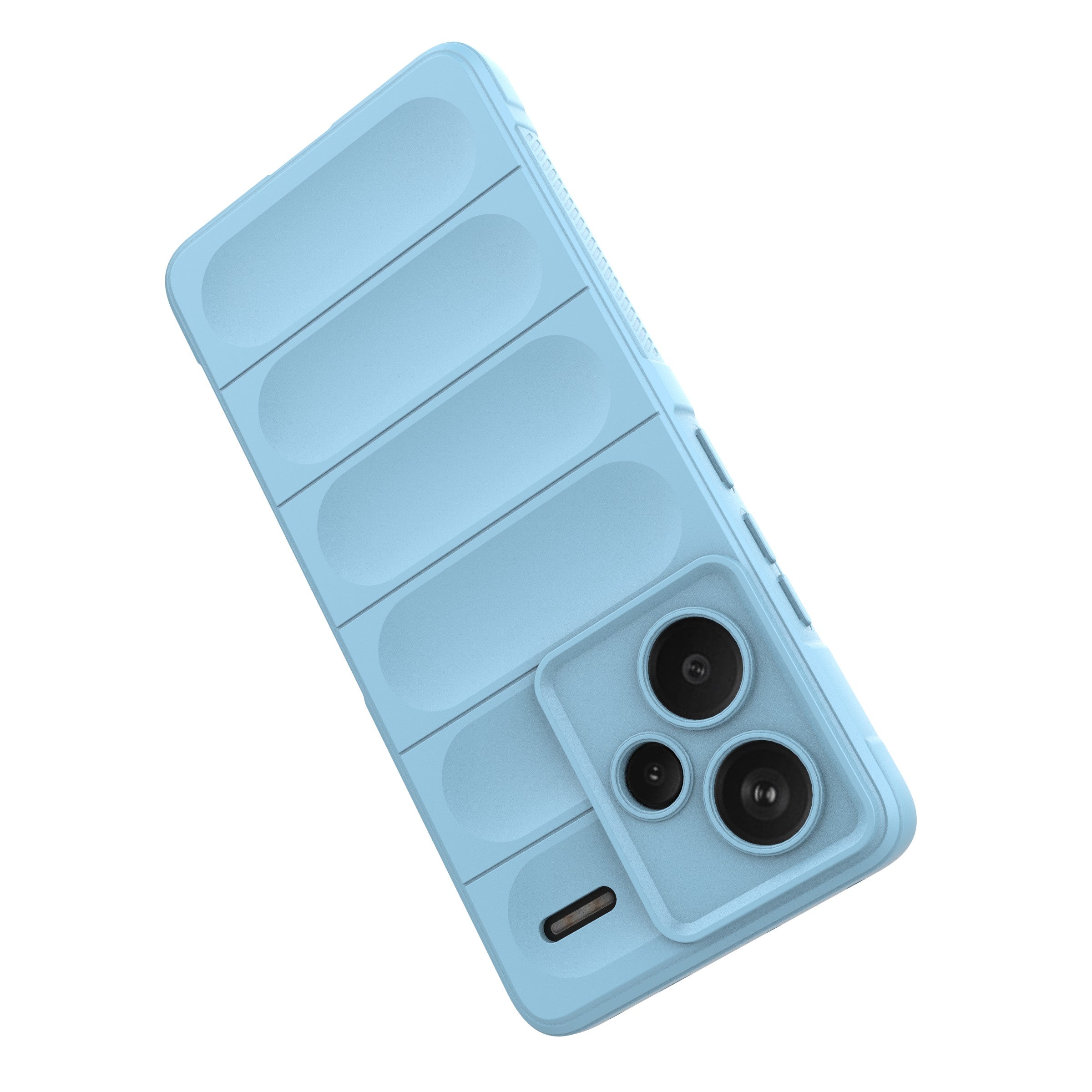 For Xiaomi Redmi Note 13 Pro+ 5G Case Anti-scratch TPU Rugged Phone Cover - Baby Blue