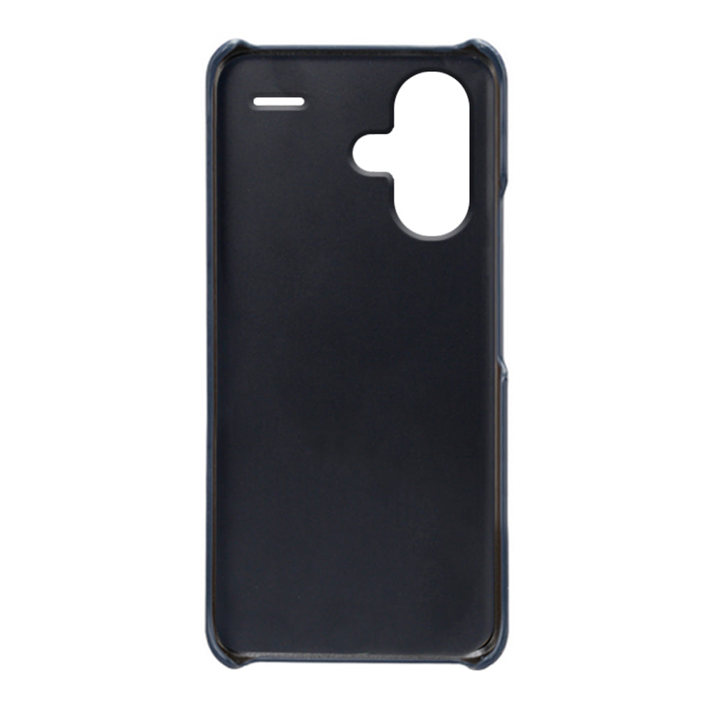 For Xiaomi Redmi Note 13 Pro+ 5G Case Calf Texture PC Cover Anti-Scratch Phone Shell - Blue