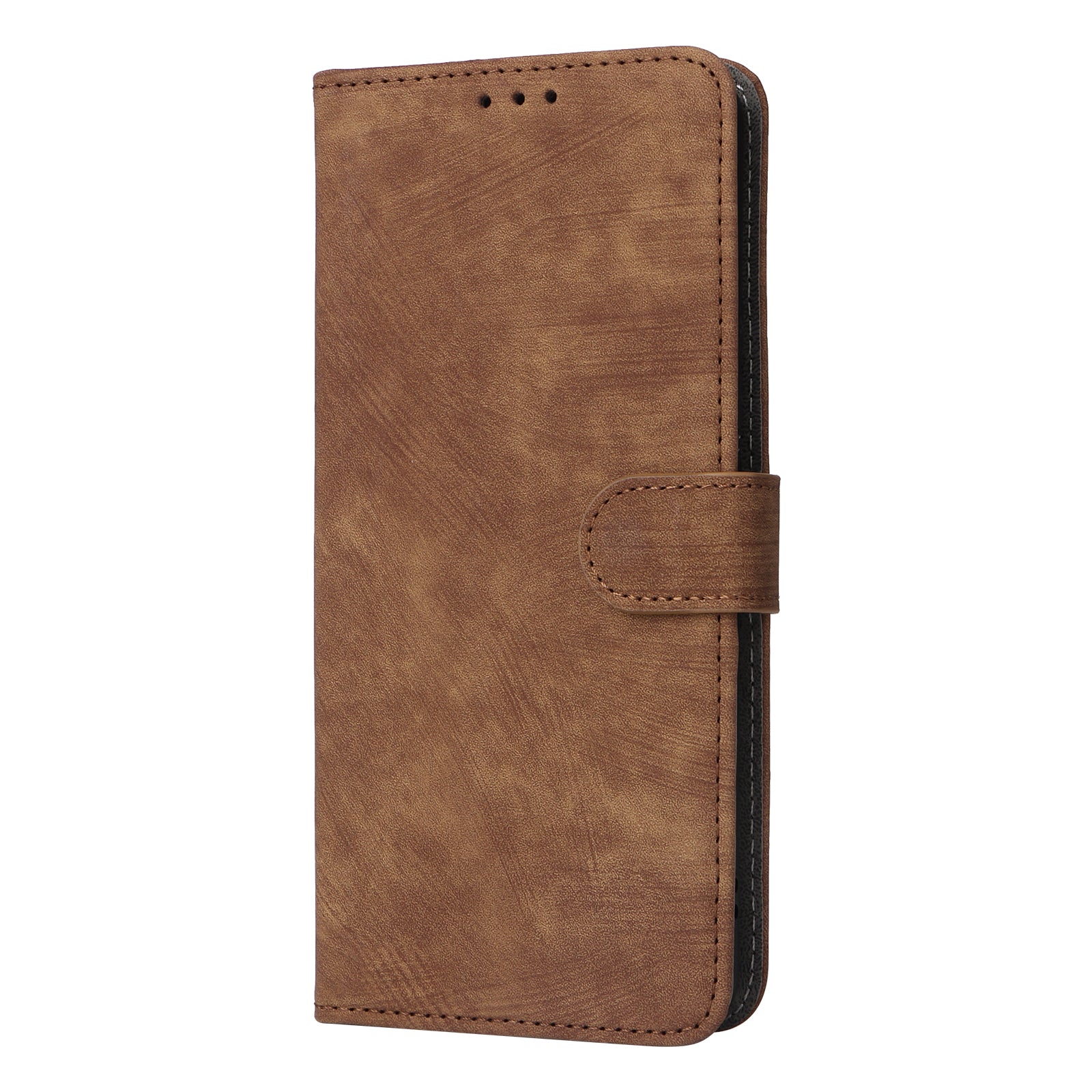 For Xiaomi Redmi Note 13 Pro+ 5G Wallet Phone Case RFID Blocking PU Leather Flip Phone Cover with Strap - Brown